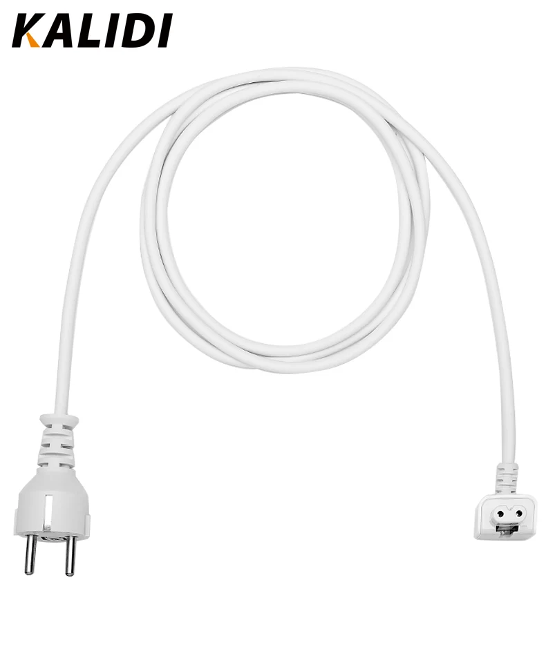 KALIDI EU Plug 1,8 м Адаптер питания переменного тока кабель-удлинитель для Macbook Air Pro 11 12 13 15 MacBook адаптер питания ЕС штекер головной шнур