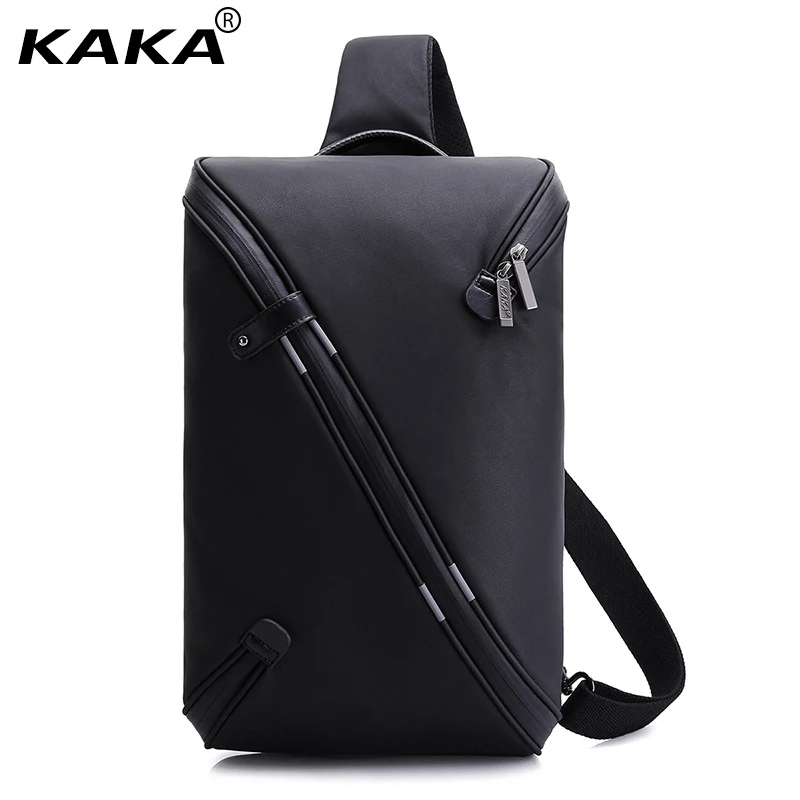 KAKA, фирменный дизайн, унисекс, мужские модные сумки-мессенджеры, расширяемые нагрудные сумки, водонепроницаемые сумки на плечо, корейские женские сумки для Ipad