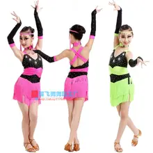 Костюм для латинских танцев для взрослых, костюм для латинских танцев с кисточками для взрослых, платье для латинских танцев с бриллиантами для женщин/детский конкурс латиноамериканских танцев, платья S-4XL