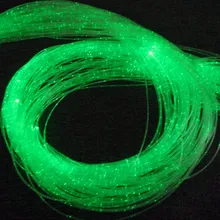 50/100 м 1,5 мм блеск вспышки PMMA Пластик волоконно-оптический кабель освещения, на свадьбу, на праздник, День рождения рождественские украшения