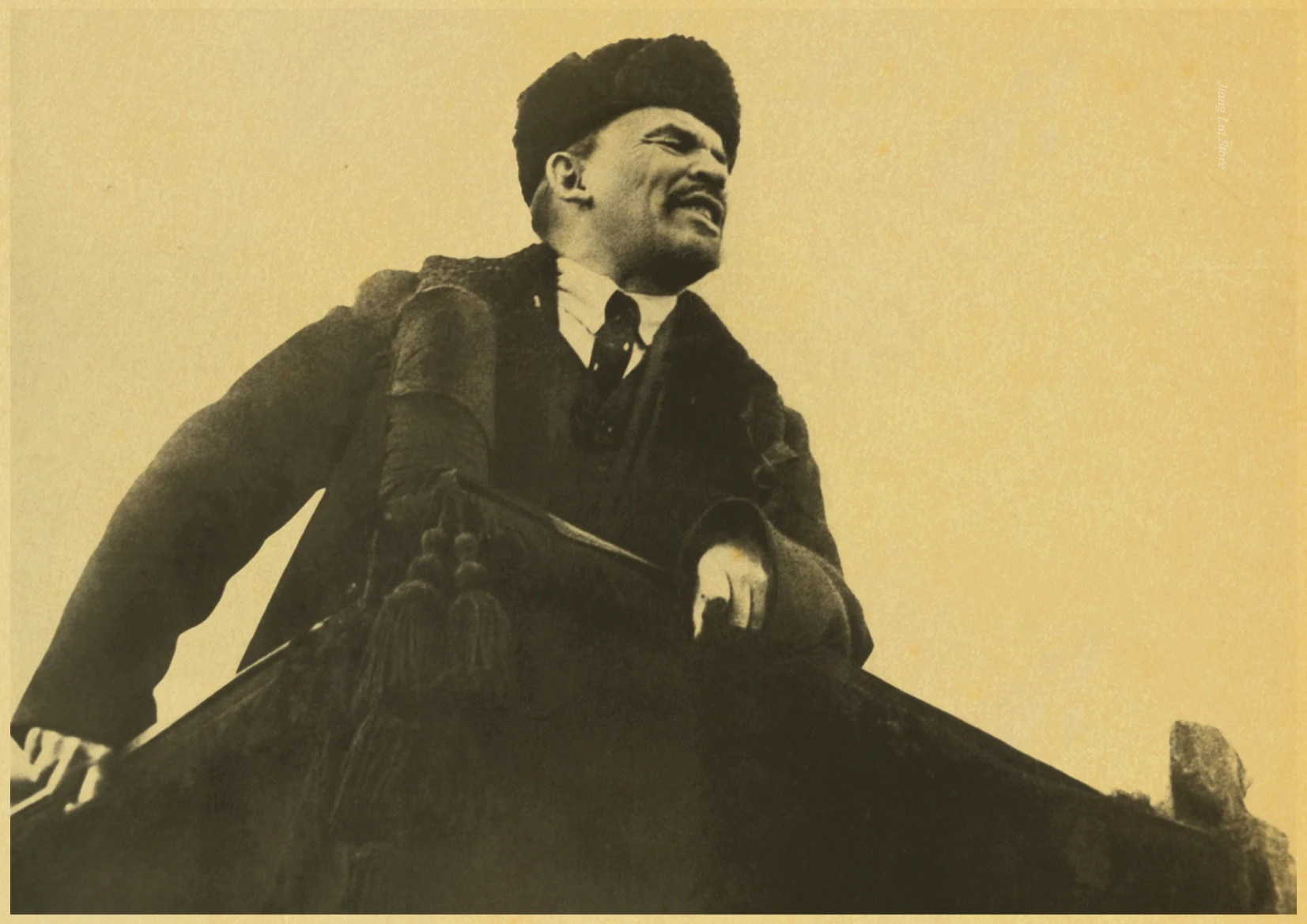 Пролетарский революционный Ленин винтажный бумажный плакат настенная живопись украшение дома 42X30 см 30X21 см