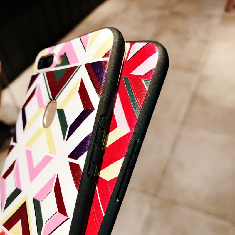 KEFO Fashion 3D Relief Lattice Case For Iphone X 10 8Plus Soft TPU Back Cover For Iphone 5S SE 6 6S 6SPlus 7 8 Plus Coque Capa   (11)