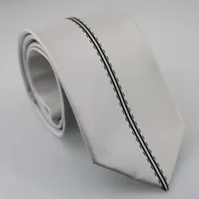 YIBEI Coachella мужской галстук с серебряной шеей для мужчин черный вертикальный полосатый gravatas masculinas жаккардовый галстук бизнес corbatas