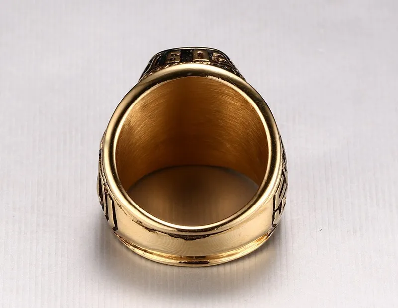 Sizzz Превосходное качество Винтаж Армии кольца с камнями циркона из нержавеющей стали орел узор кольцо для мужчин свадебные альянсов