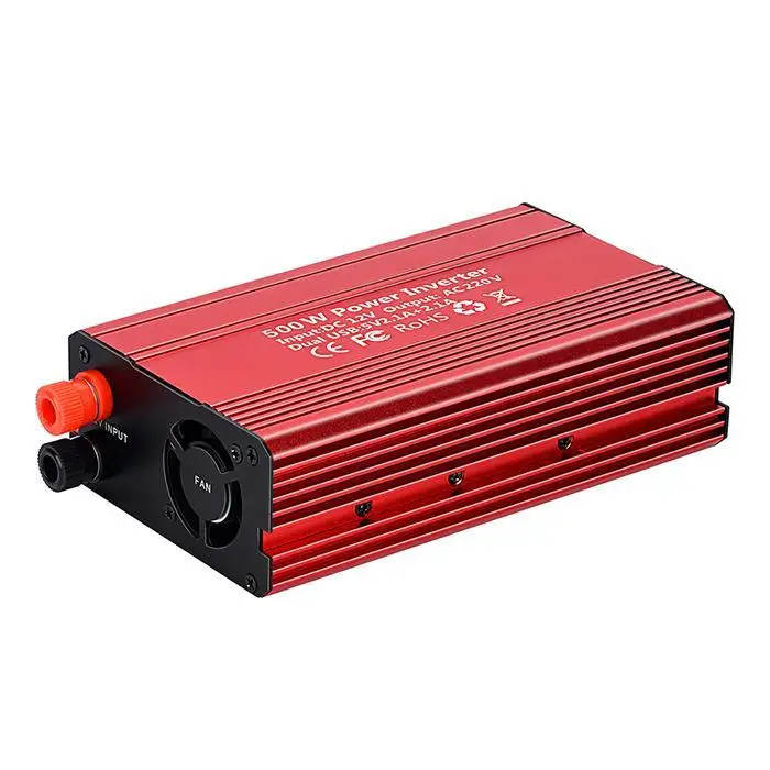 500 W автомобиля Мощность инвертор DC12V к AC110V/220 V 5 V 2.1A Dual USB 1000(Ш) 90(%) 50/60(Гц) автомобиля Мощность конвертер