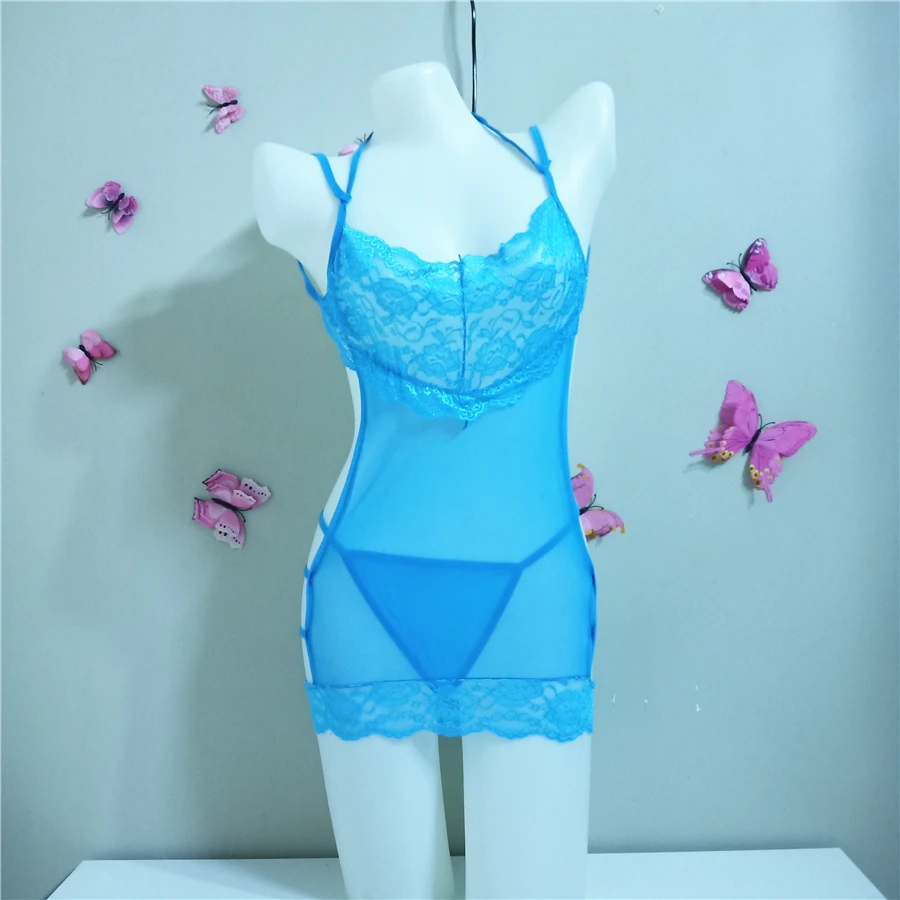 

Womens Sexy Lace Lingerie set G-string exotic set Underwear micro bikini extreme Floral exotic apparel AD0697