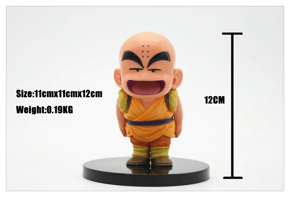 Chanycore 13 см Аниме Драконий жемчуг Z Супер фигура Krillin Мастер Роши Супер Saiyan Сон Гоку фигурку ПВХ Модель игрушка