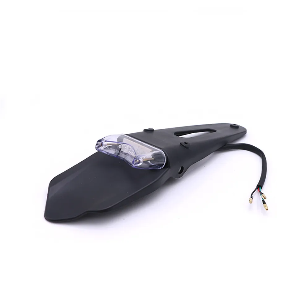 Moto Motocross GUIDATO Luce freno posteriore con staffa per Off-Road SMR 690 CR EXC WRF 250 450 125SX XR DRZ KLX KMX WR125 DREAMIZER Motociclo Bicicletta Sporca Fender Fanale Posteriore