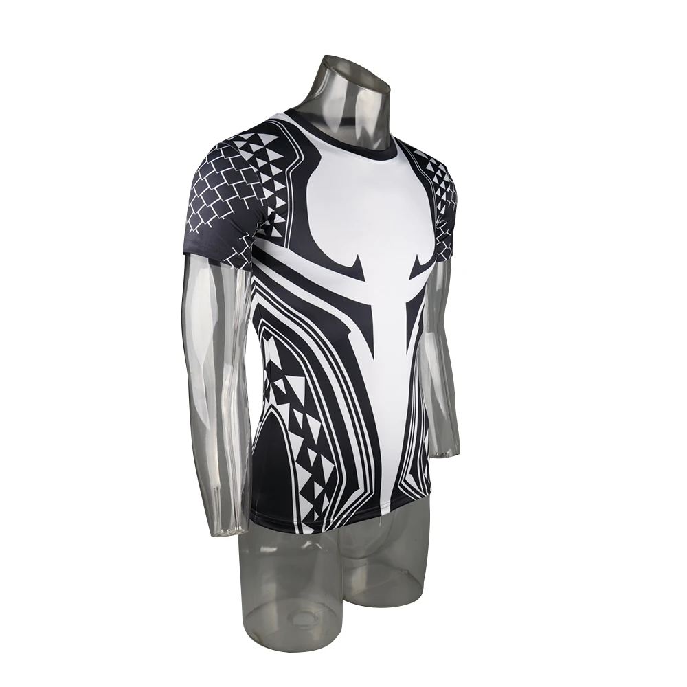 Aquaman 3D Printed T shirts Men Compression Shirt 2018 Newest Character Cosplay Costume Short Sleeve Tops For Male Clothing (9)