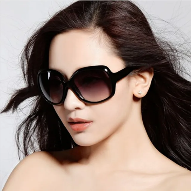 Sunglasses ladies classic fashion big frame progressive polarizing