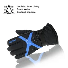 Водонепроницаемые лыжные перчатки Runature, зимние уличные перчатки для лыжного спорта для мужчин и женщин, ветрозащитная перчатка для сноубординга, лыжные перчатки