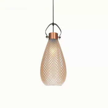 

Single Head Foyer Led Chandelier Restaurant Bedroom Kitchen Living room Hanging Light Fixtures Loft Home Art Deco Free Shipping