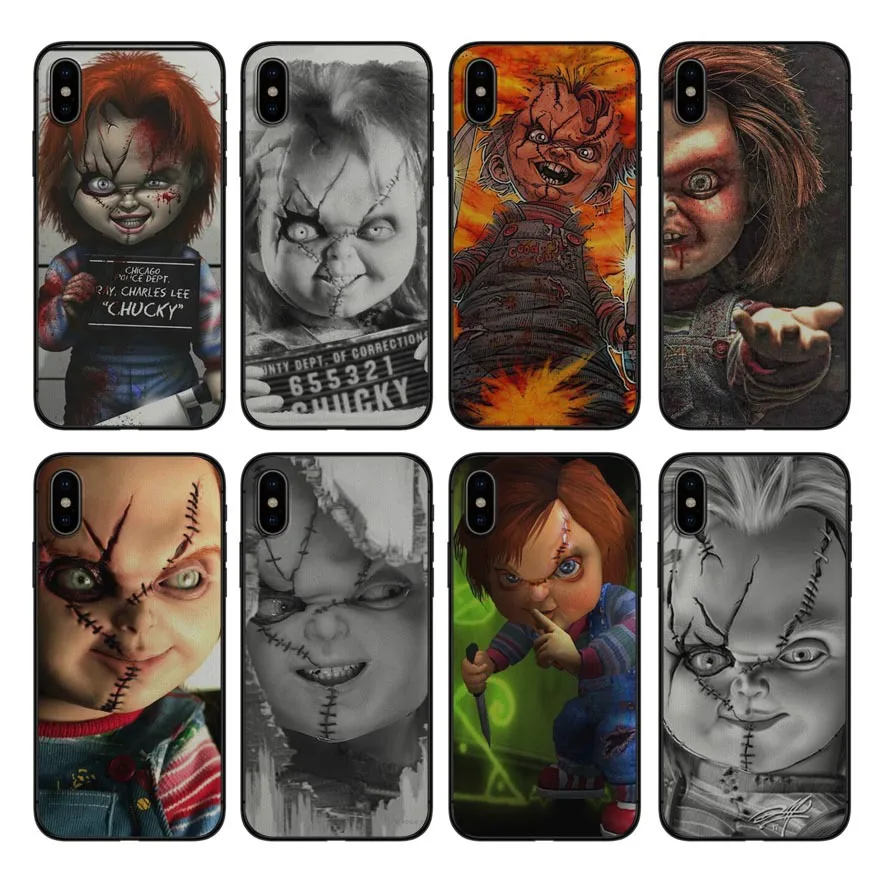 Outmix Chucky Wallpaper Cute Soft Tpu Cover Sheath For Iphone 8 8plus Xs Max Xr Xs 7 7plus 6 6s 6plus Phone Case Aliexpress Cellphones Telecommunications