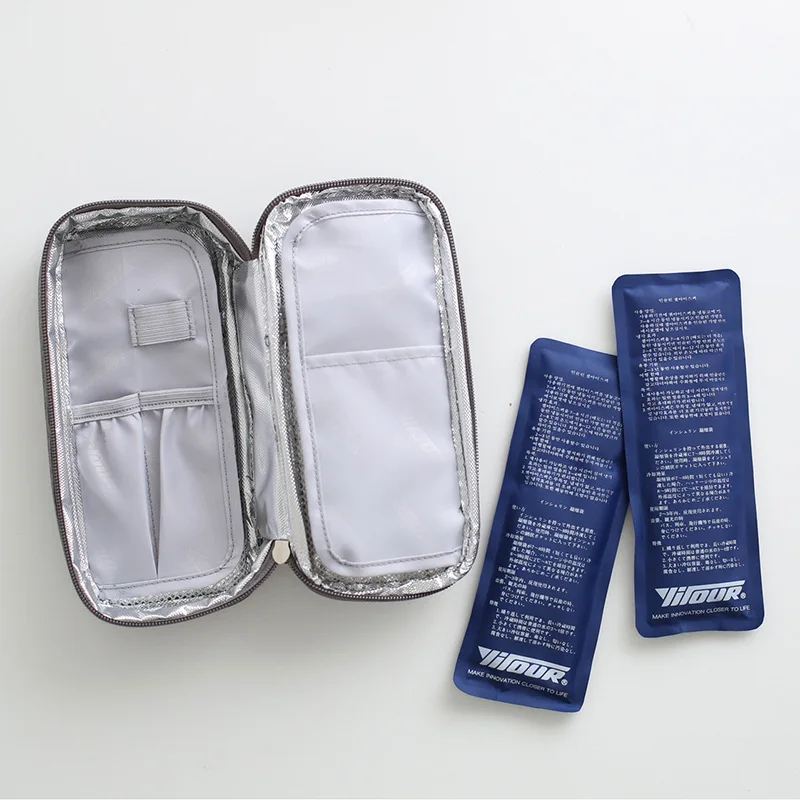 Brilljoy высококачественный Дорожный Чехол для инсулина, сумка-холодильник для инсулина, портативная изолированная сумка, сумка-холодильник, алюминиевая фольга, сумка для льда