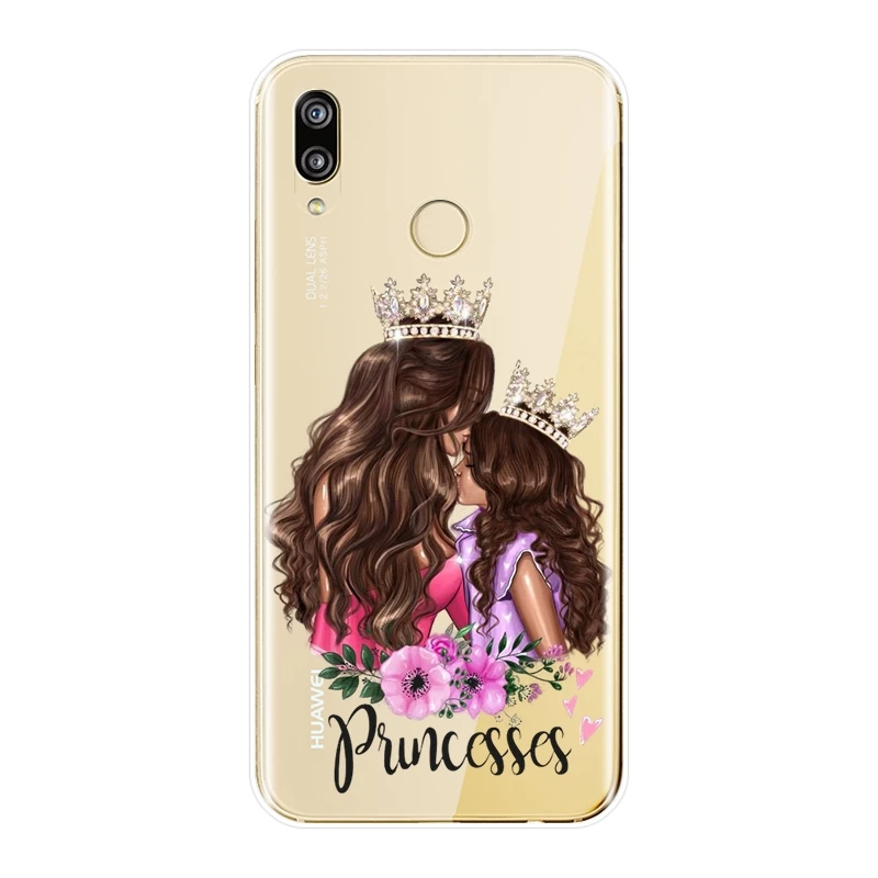 Чехол для девочки, ребенка, женщины, мамы, для huawei P20 Lite Pro P9 P10 P Smart Plus P8 P9 Lite Mini, Мягкая силиконовая задняя крышка, чехол для телефона