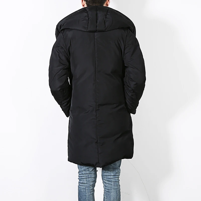 Повседневная куртка с капюшоном хлопковое пальто модный панк плащ Kurtka Zimowa Veste Homme