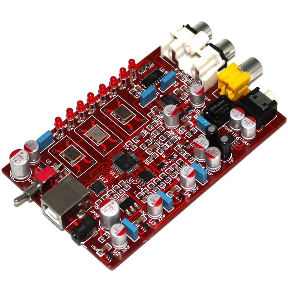 

XMOS PCM5102 TDA1308 USB DAC 384KHZ/32bit USB Encoder Finished Board YJ0094