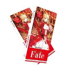 180 шт./компл. для костюмированной вечеринки по японскому аниме Fate/stay Night Бумага Почтовые открытки/поздравительная открытка оповещения о сообщениях(в том числе карты платье, платье на день рождения, подарочная карта