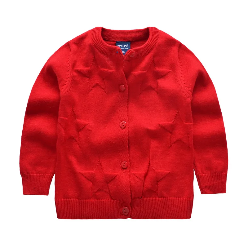 

Kids Girls Sweaters Cotton Thin Cardigan For Girls Star Kids Sweaters Free Knitting Patterns Children Sweaters Girls Clothing