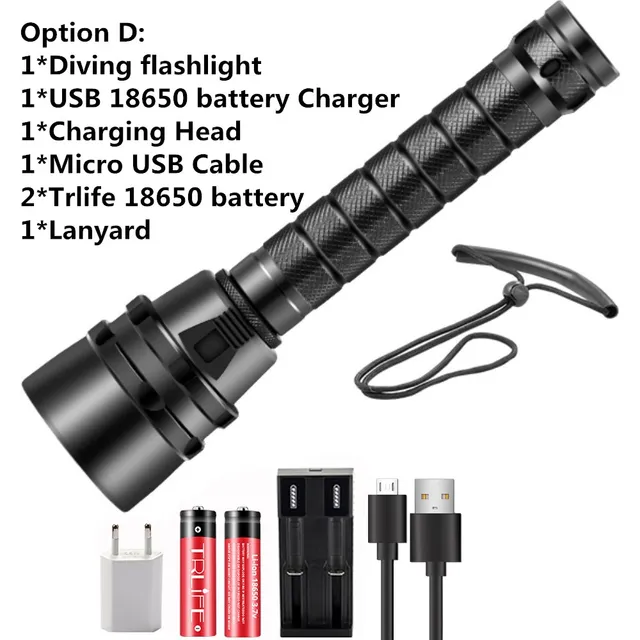 Details about LED Scuba Waterproof LED Diving Flashlight 5UV Flash Light Lantern Torch 200M Details about LED Scuba Waterproof LED Diving Flashlight 5UV Flash Light Lantern Torch 200M