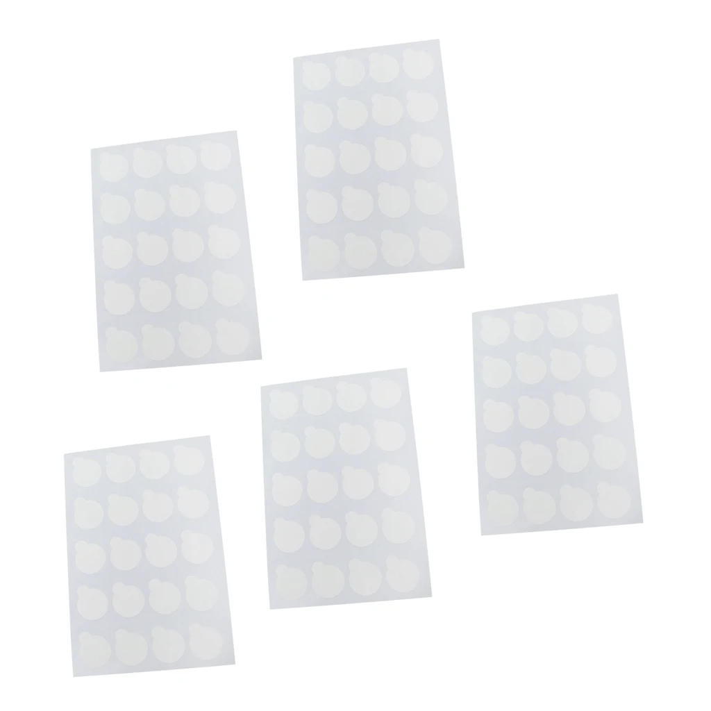100Pcs Eyelash Extension Glue Plate Pads Pallet Sticker Film Women Make Up  Accessories