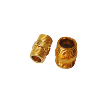 

3pcs M19 Internal tube Single Double connector Internal tube Gold connector Light pole conversion adapter