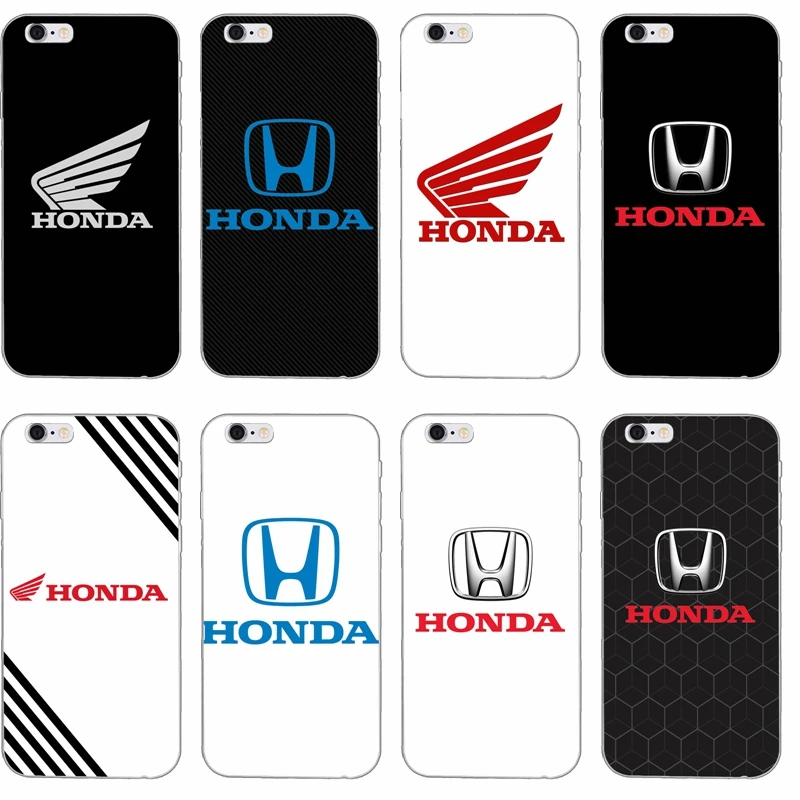 

cool car Honda H wing logo slim Soft phone case For iPhone 4 4s 5 5s 5c SE 6 6s plus 7 7plus 8 8plus X
