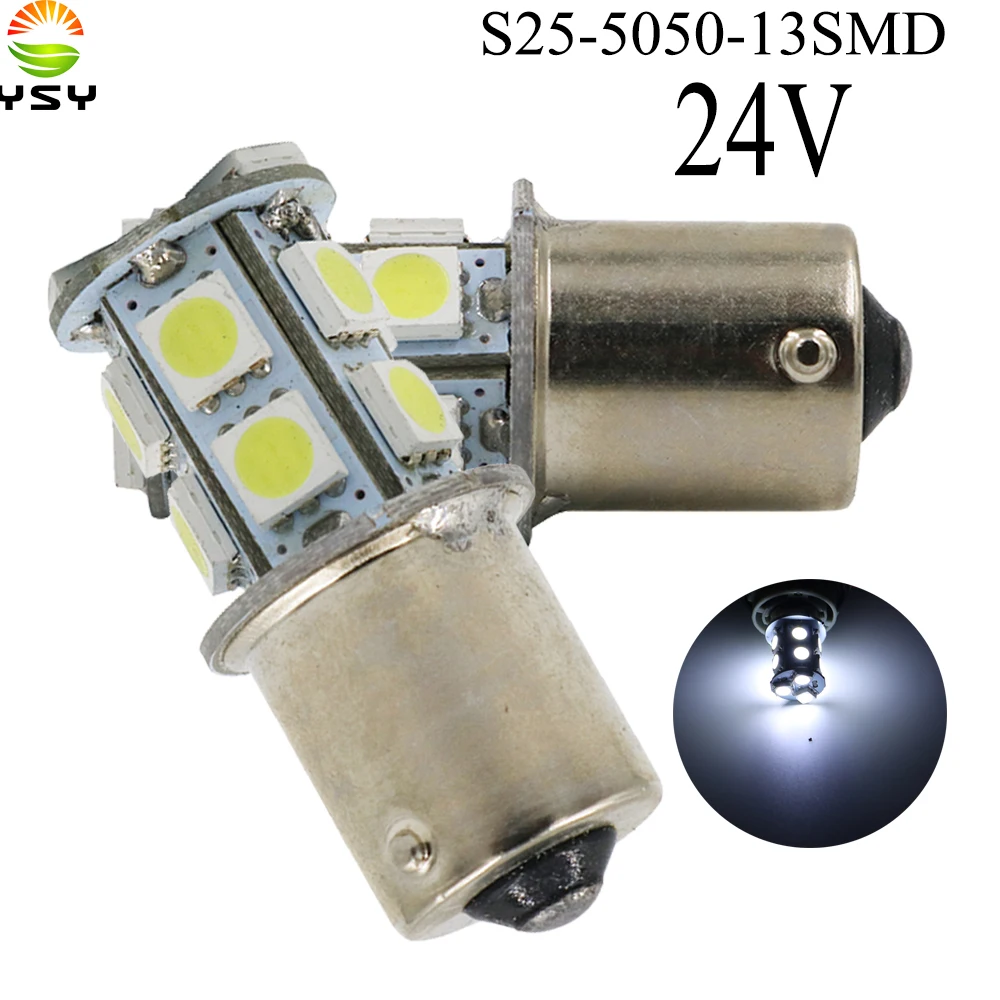 Светодиодные лампы Y 50X 1156 BA15S 1157 BAY15D янтарно белые p21/5 Вт P21w для парковки