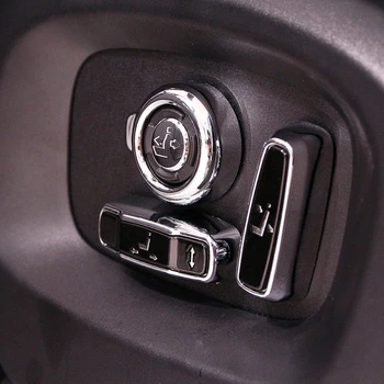 

For Land Rover Discovery 5 L462 2017 2018 ABS Interior Car Seat Adjustment Button Cover Trim 8pcs Car Styling