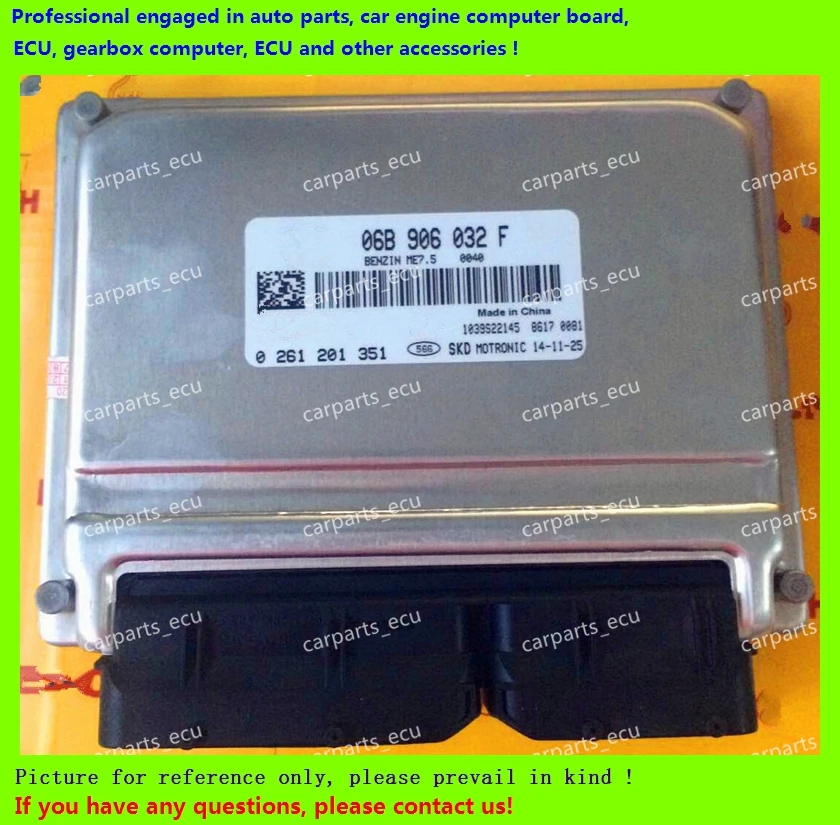 

For car engine computer board/VW ECU/Electronic Control Unit/Bora06A906032F 0261201351/Passat3BD906018/0261201417/3BD 906 018