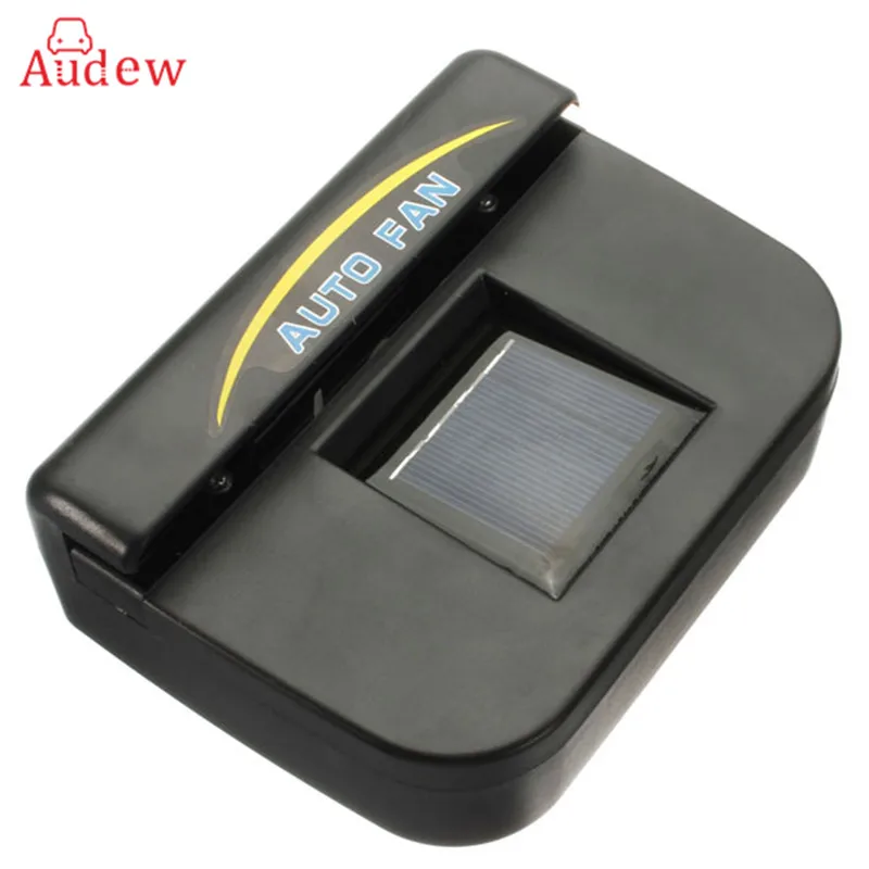 

Black Solar Sun Power Car Auto Fan Air Vehicle Vent Cool Cooler Ventilation System Radiator Fit for Fits Car Window