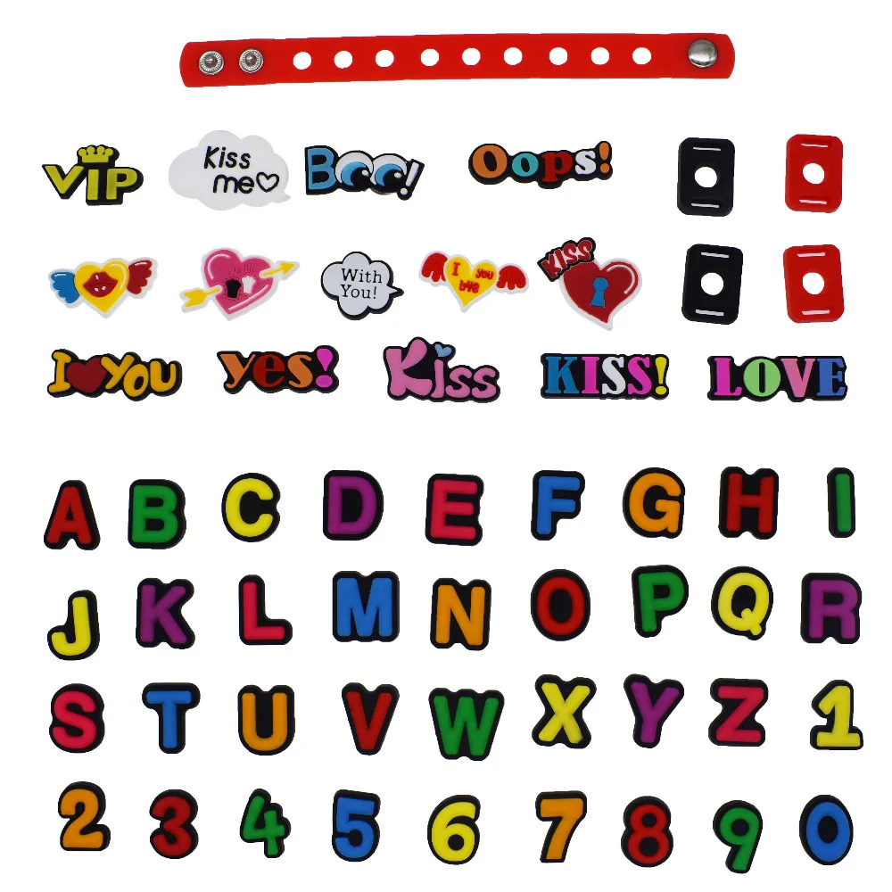 cheap jibbitz letters