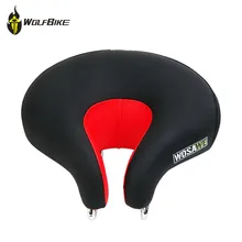 WOSAWE New MTB Mountain Road Bike Saddle Seat with Safety Reflective Tape Comfort Soft Foam Bicycle Saddle