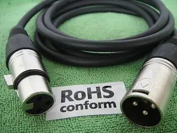 

5pcs XLR Male to XLR Female Terminal Speaker Audio Amplifier back Cable 5FT H3A