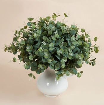 

20 head money leaves beam simulation coins leaf fascicles of high-end simulation plant wall grass factory outlets