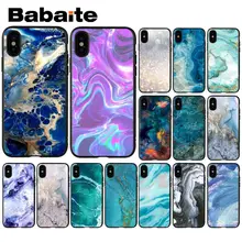 Babaite арт мраморная краска Роскошный Уникальный Дизайн чехол для телефона для iPhone 6S 6plus 7plus 8 8Plus X Xs MAX 5 5S XR