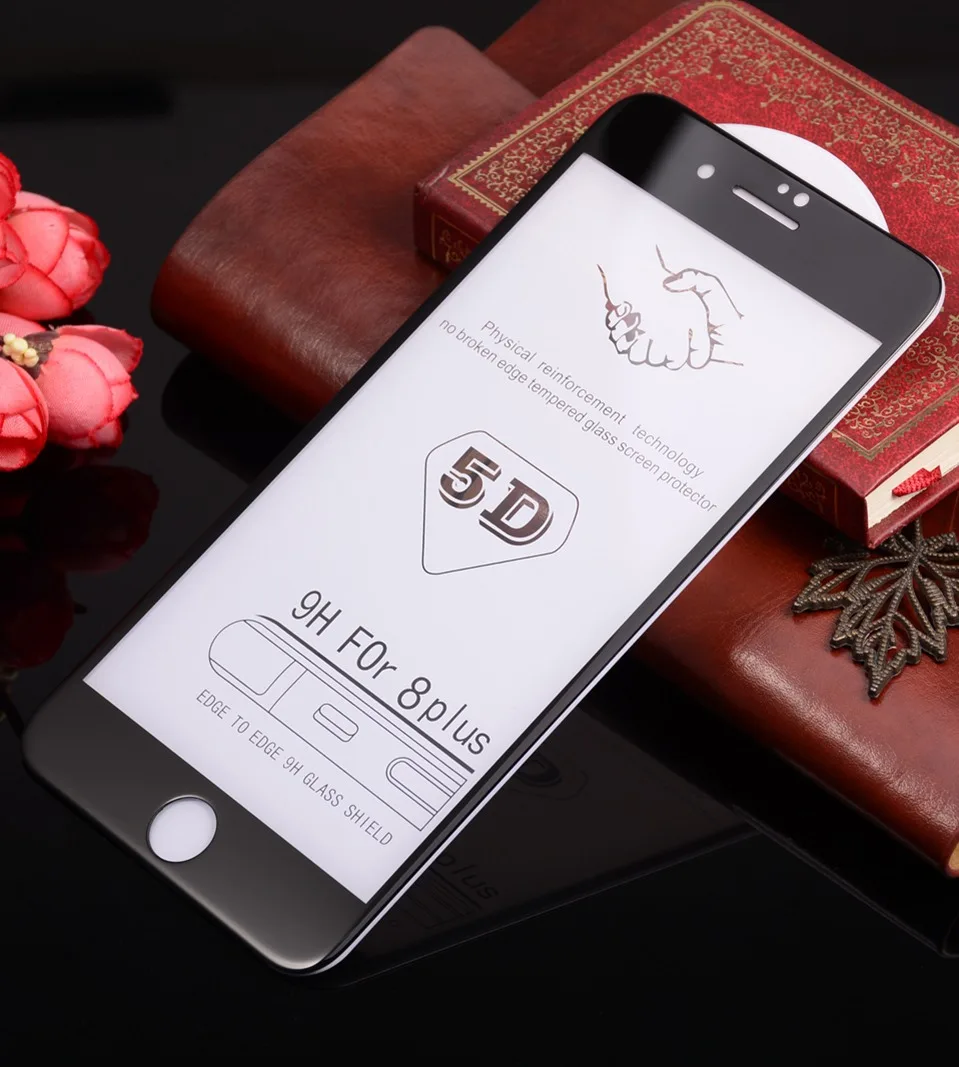 iPhonexs Screen Protector Film For iPhone X XS Tempered Glass 5D Full Cover Glass For iPhone 6 s 7 8 Plus X XR XS Max Glasses 6D (12)