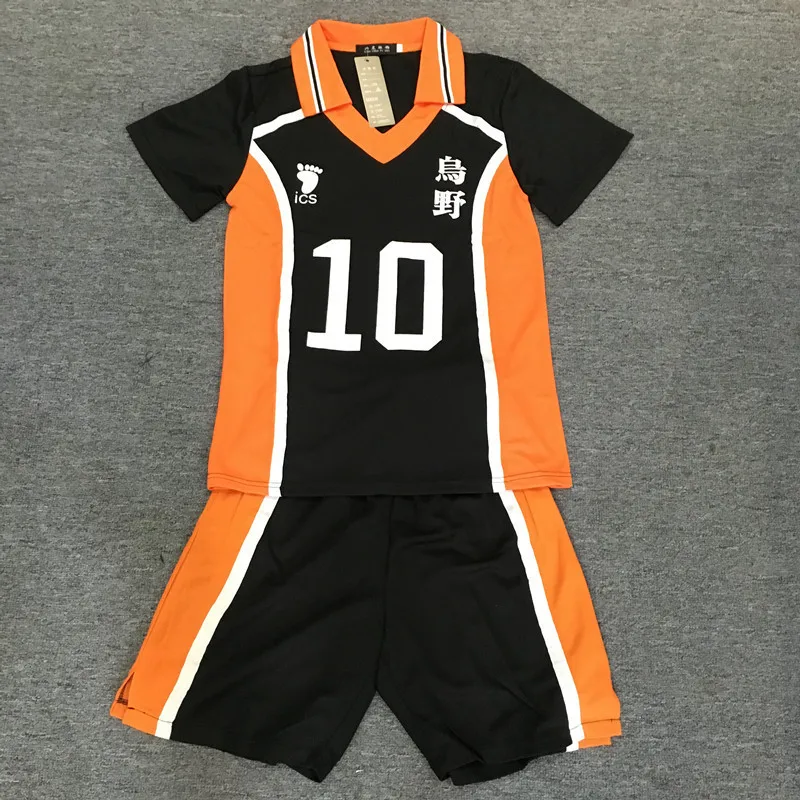 

Volleyball Teenager Cosplay Hot Anime Styles Karasuno High School Cosplay Costumes Haikyuu ! Outfit Uniform Shirts and Trousers