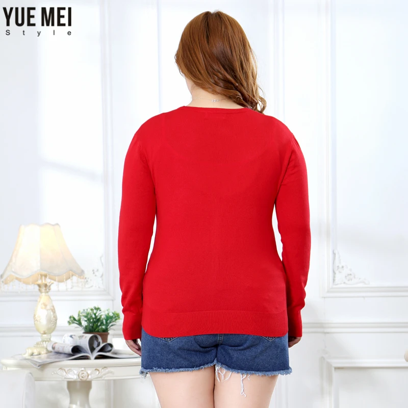 Sweater Women Cardigan plus size Knitted Sweater Coat Crochet Female Casual V-Neck Woman Cardigans Tops 4XL 5XL Sweater Women Cardigan plus size Knitted Sweater Coat Crochet Female Casual V-Neck Woman Cardigans Tops 4XL 5XL
