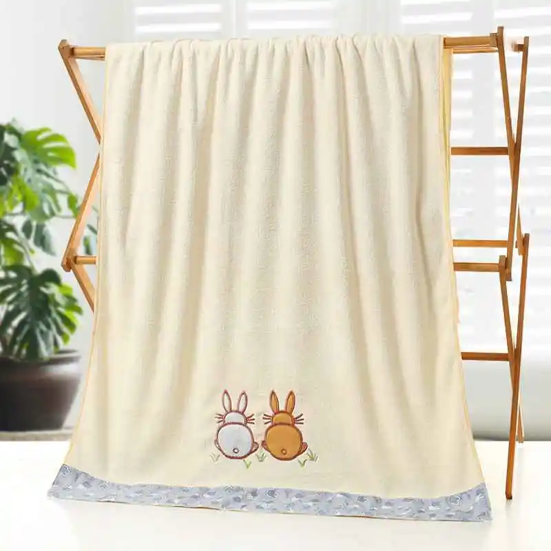 140 * см 70 см Высокое качество утолщаются Универсальный Детские для ванной полотенца детское полотенце животный принт бархат ткань одеяло