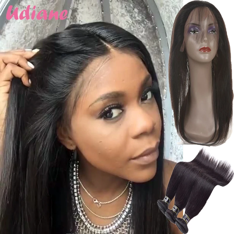 

Hot Peruvian Virgin Straight Hair 360 Frontal With Bundles Vip Beauty Hair 360 Lace Frontal With Bundle Straight Hair 1SB22LC