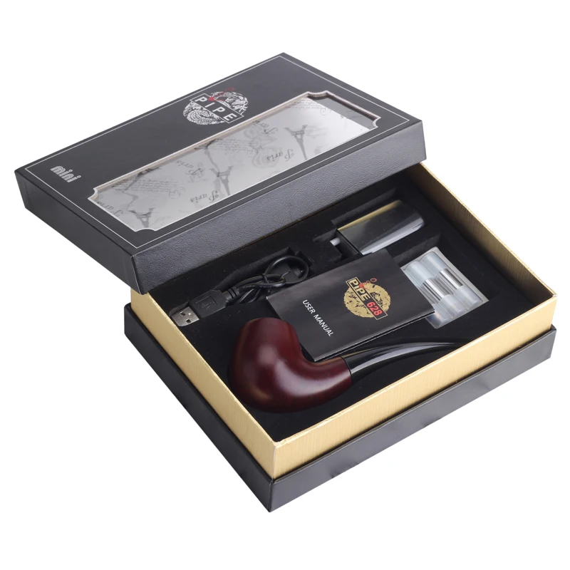Electronic Cigarette E pipe 628 Kit with Three Cartridge