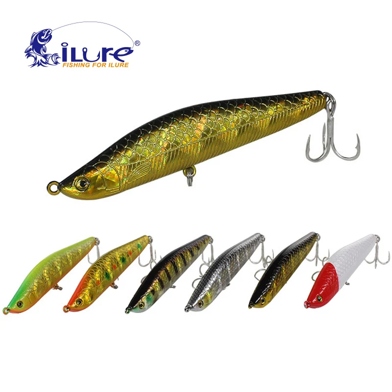 ILure удочка для рыбной ловли жесткая приманка карандаш 15 г/25 г Тонущий Карандаш
