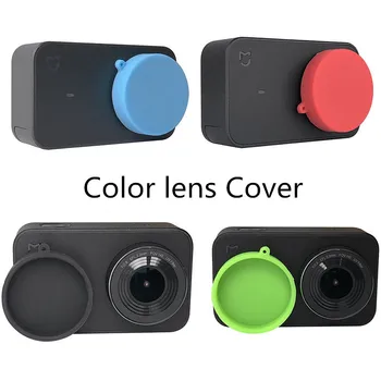 

Silicone Protective Lens Cover ScrapeProof Protector Lens Cap Case For Xiaomi Mijia 4K Mini Camera Action Camera Accessories Set