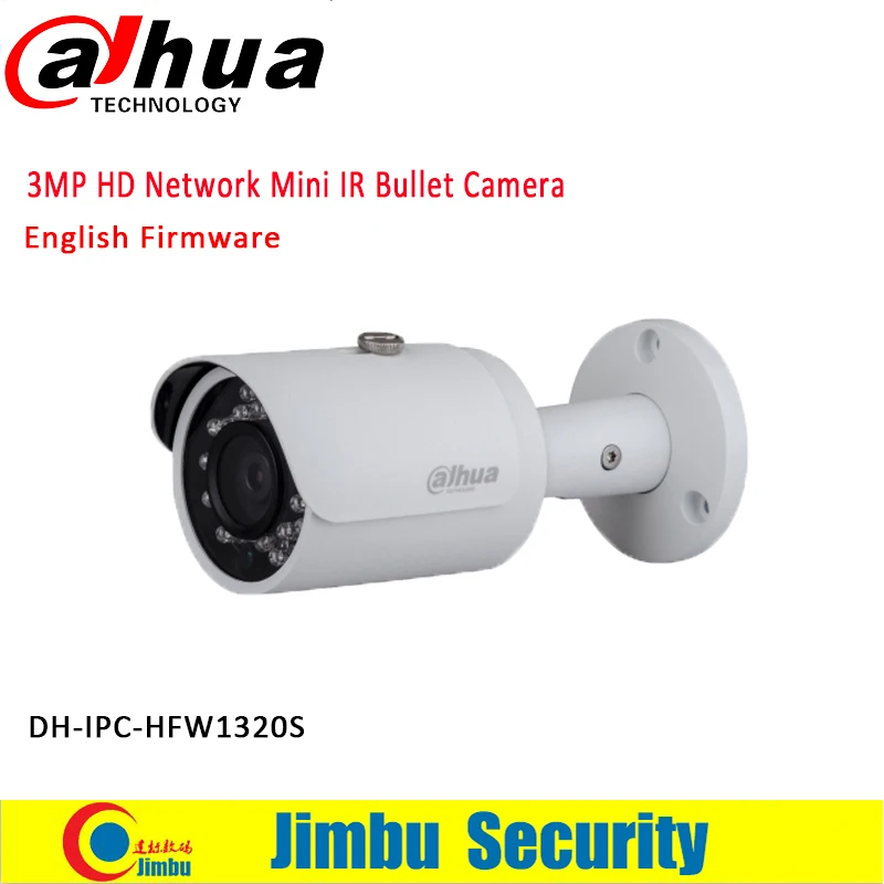  Original DAHUA 3MP IP Bullet Camera 1080P support poe function waterproof IP67 IPC-HFW1320S security CCTV camera IPC-HFW1320S 