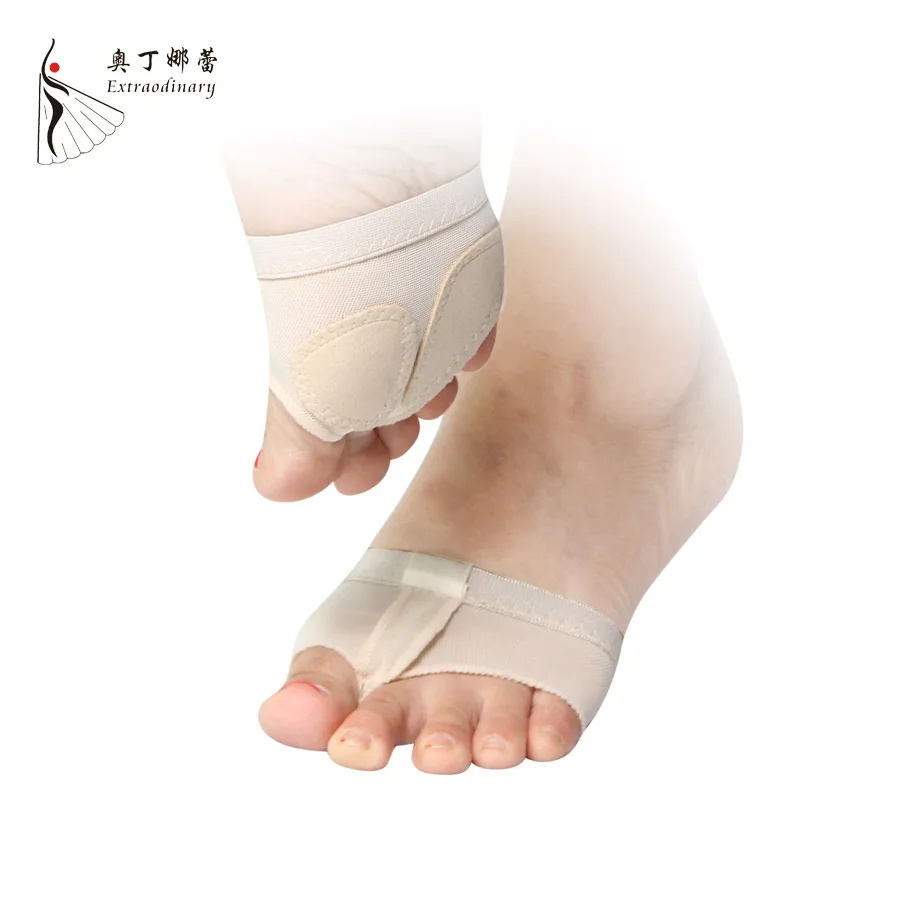1 Pair Elastic Belly Dance Toe Pad Heel Protector Professional Ballet Dance Socks Costumes Foot