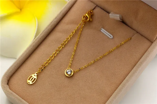 316L-Stainless-Steel-Gold-Plated-Pendant-Necklace-Round-Single-Crystal-Link-Chain-Necklace-For-Women-Rose (2)