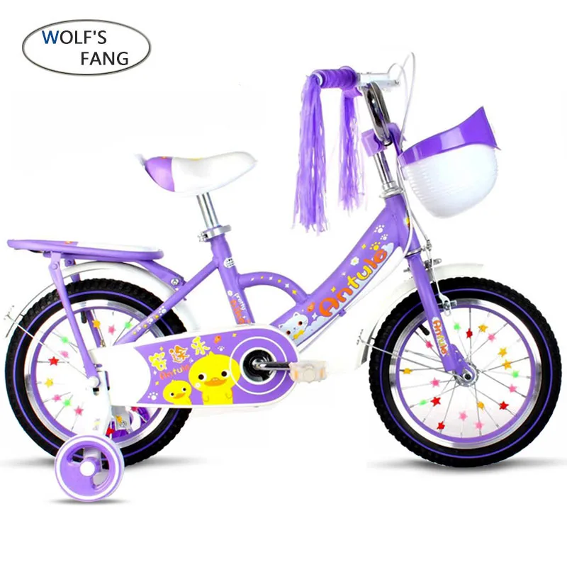 Wolf's fang Child's Bike Cycling Kid's Bicycle With Safety Protective Steel 12/14/16/18 inch Children Bikes Free shipping girls Wolf's fang Child's Bike Cycling Kid's Bicycle With Safety Protective Steel 12/14/16/18 inch Children Bikes Free shipping girls
