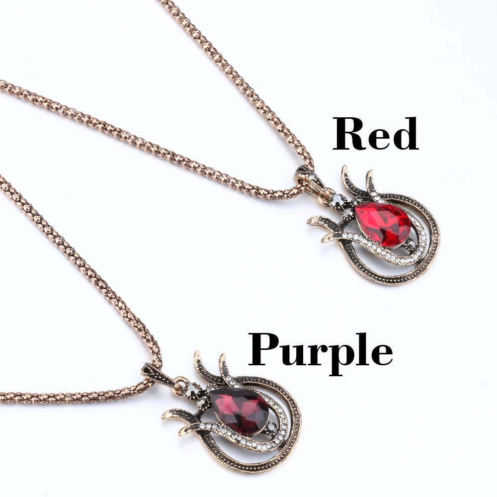 2-Pcs-lot-2018-Bohemian-Jewelry-Sets-Dubai-Gold-Color-Tibetan-Alloy-Pendant-Necklace-And-Drop (4)