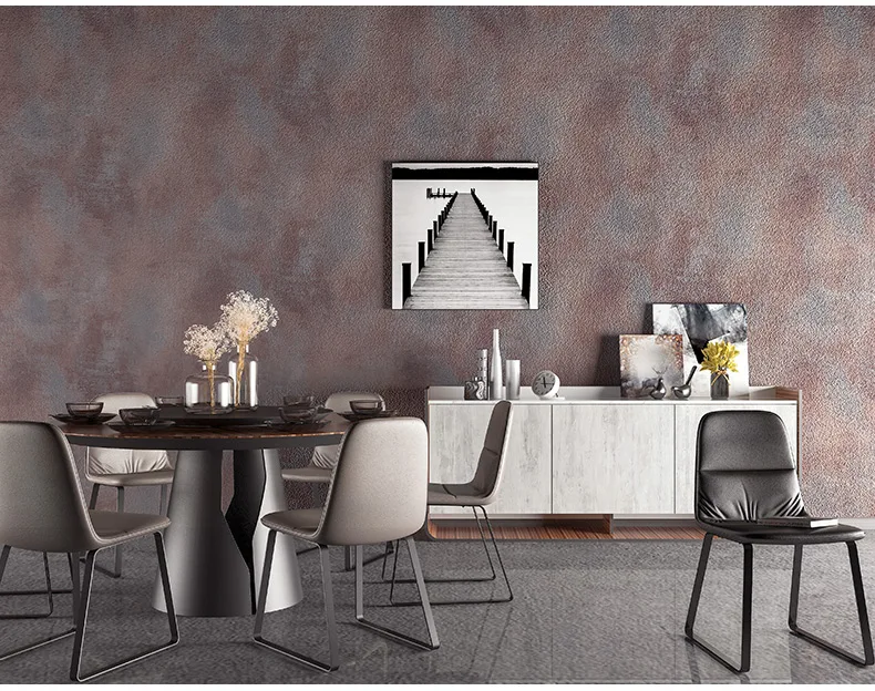 Retro Plain Texture PVC Wall Paper Bedroom Living Room Background Decor Dark Gray Vintage Vinyl Concrete Wall Effect Wallpaper 19 HTB1Gq3qC1GSBuNjSspbq6AiipXar
